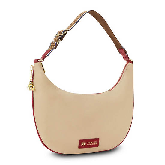 Sacs À Bandoulière Kipling Hania Classiche Beige | FR 1798ZU